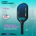 thumbnail image 4 of GRÜVN GRIPPER-16HD Pickleball Paddle, 4 of 5