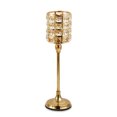thumbnail image 2 of Candelabro de metal de cristal, centro de mesa, candelabro de banquete de boda dorado, soporte de mesa para el hogar, decoración de regalo, L Inevent HA008318-03B, 2 of 6