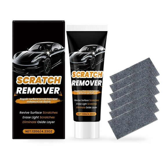 Cevemin Car Paint Care Kit with Nano Coating Technology, Scratch & Swirl Remover, Headlight Restoration, All-in-One Solution, 120ml - Includes Applicator Sponge & Polishing Cloth