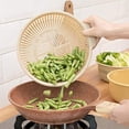 thumbnail image 4 of Drain Basket Double Layers Strainer Solid Multifunctional Fruit And Vegetable Washing Basket Fruit Vegetable Storage Basket, 4 of 5