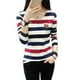 thumbnail image 1 of Camiseta De Mujer, Tops De Mujer, camiseta De manga larga De invierno para Mujer, camiseta a rayas a la moda Poleras De Mujer MFZFUKR CJWUS-1667, 1 of 1