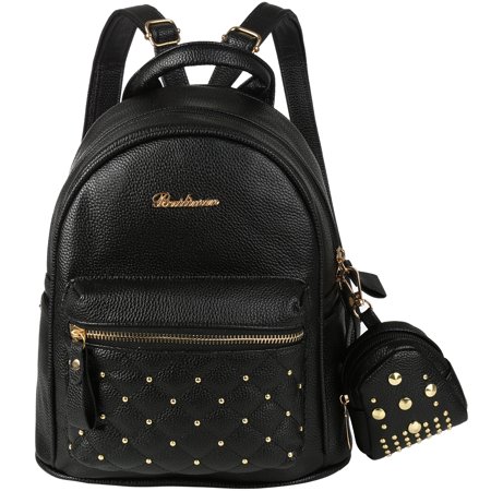 Vbiger Vbiger 2 In 1 Pu Leather Backpack Trendy Travel Shoulders