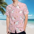 thumbnail image 5 of High Quality Hawaiian Shirts for Men Short Sleeve Aloha Beach Shirt Floral Summer Casual Button Down Shirts Blouses E4ABU5, 5 of 7