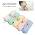 thumbnail image 3 of 5PCS Soft Cotton Kids Face Towels Absorbent Reusable Hand Drool Towels for Quick Cleansing, 3 of 7