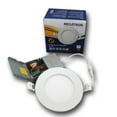 thumbnail image 3 of Panneau Rond LED 4 Pouces 10W 5CCT Garniture Blanche, 3 of 3