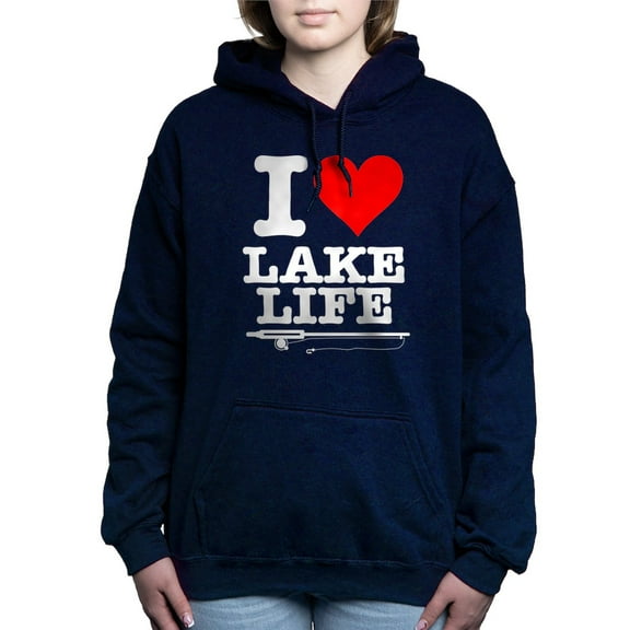 CafePress - I Heart Lake Life - Pullover Hoodie, Classic & Comfortable Hooded Sweatshirt