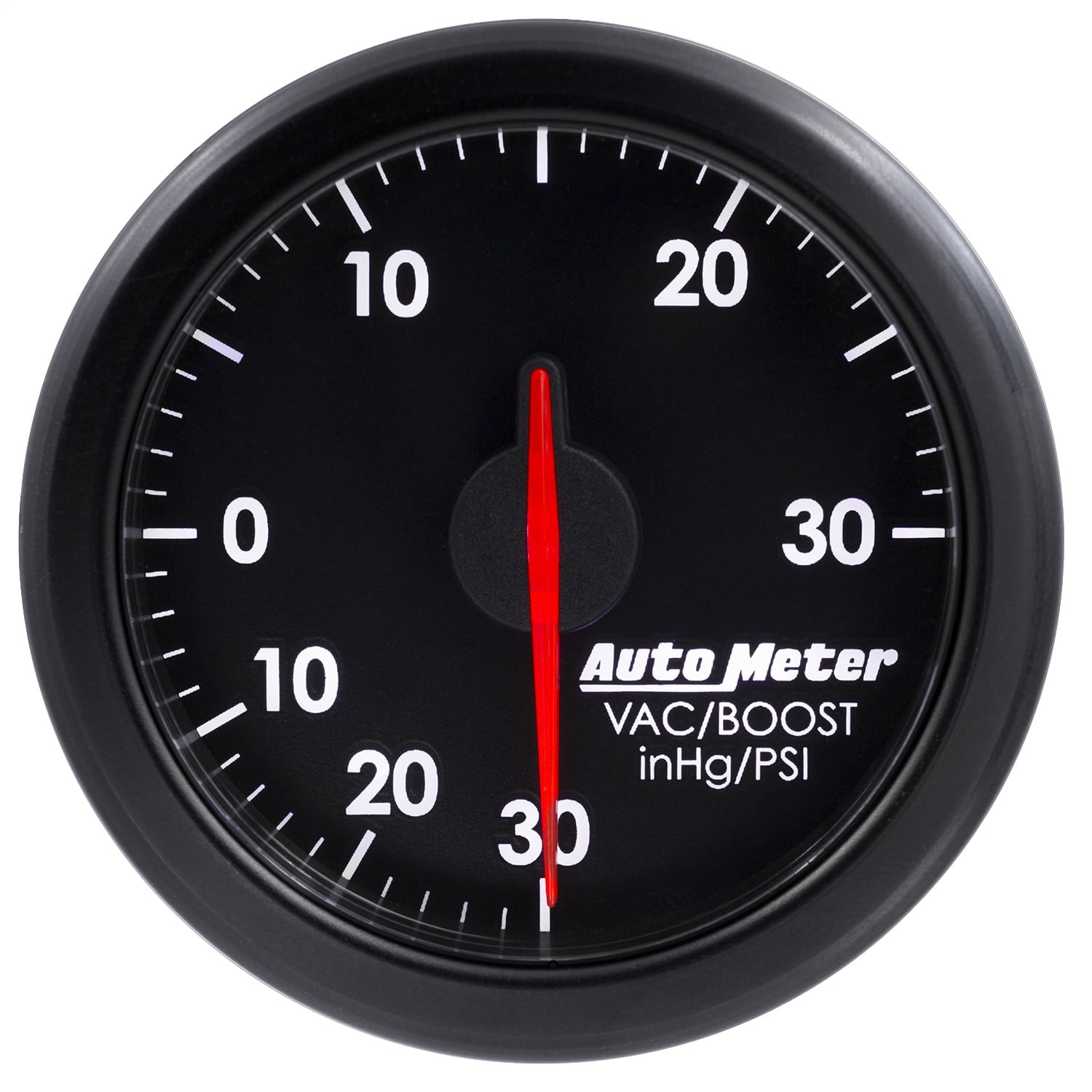 AutoMeter 9159T AirDrive Boost Gauge; 21/16 in.; Black Dial Face