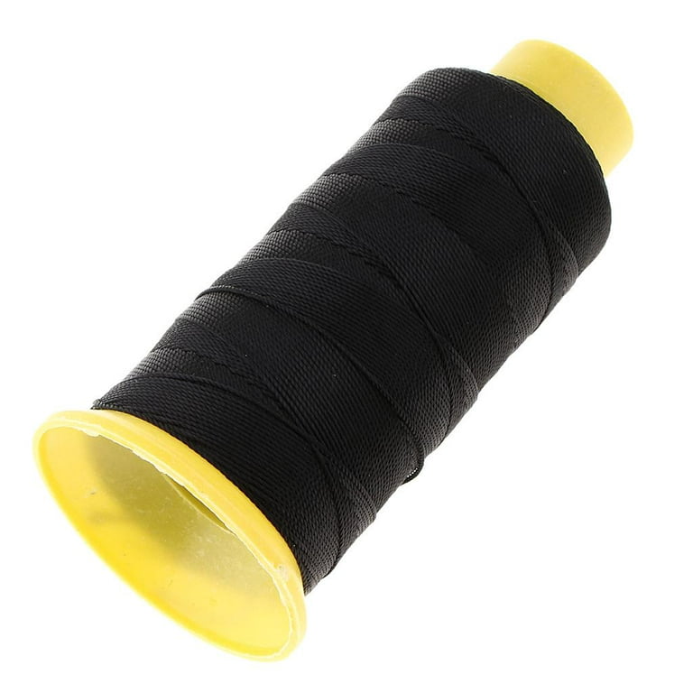 All Purpose Extra Strong Heavy Duty Bonded Black Sewing Thread Great for  Quilting,Upholstery, Leather, Denim, Marine, Outdoor and Camping Products.