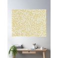 thumbnail image 2 of William Morris Yellow Willow Pattern Poster Wall Art, Modern Wall Decor For Living Room Bedroom, 8x12 UNFRAMED, 2 of 3