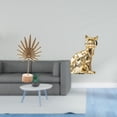 thumbnail image 2 of Escultura Nórdica Abstracta De Gato Con Hoja De Metal, Figura Creativa De Animal, Adorno Para Mesa, Fiesta, Hogar, Chimenea, Arte, Artesanía, Decoración, 2 of 8