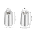 thumbnail image 2 of Metal Guitar 3 Way Toggle Switch Tip Switch Knob Cap Kit M3.5 M4 for Electric Guitar Accessories Silver, 2 of 5