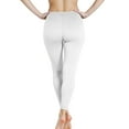 thumbnail image 5 of Zofedap High Waisted Ultra Soft Leggings for Women - Capri Length and Biker Shorts - Available in Plus Size White,Size XL, 5 of 9
