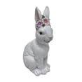 thumbnail image 3 of Figura de conejo de Pascua, estatua de conejo, hermosa pieza coleccionable para centro de mesa de Pascua Allanamiento, 3 of 9