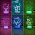 thumbnail image 3 of Hello Kitty Nightlight 3d Birthday Gift Creative Ornaments Small Table Lamp Internet Celebrity Atmosphere Lamp Creative Desktop Table Lamp, 3 of 5