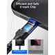 thumbnail image 5 of Cable USB C a USB C JSAUX, 100 W, 5 A, carga rápida, paquete de 2 m, azul, 5 of 7