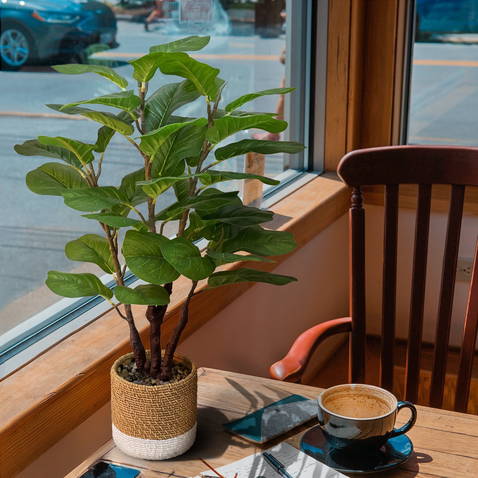 Faux Fiddle Leaf Fig Tree