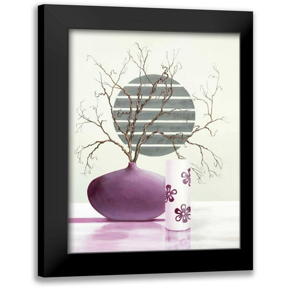 Sedalia, David 12x14 Black Modern Framed Museum Art Print Titled - Purple Inspiration II