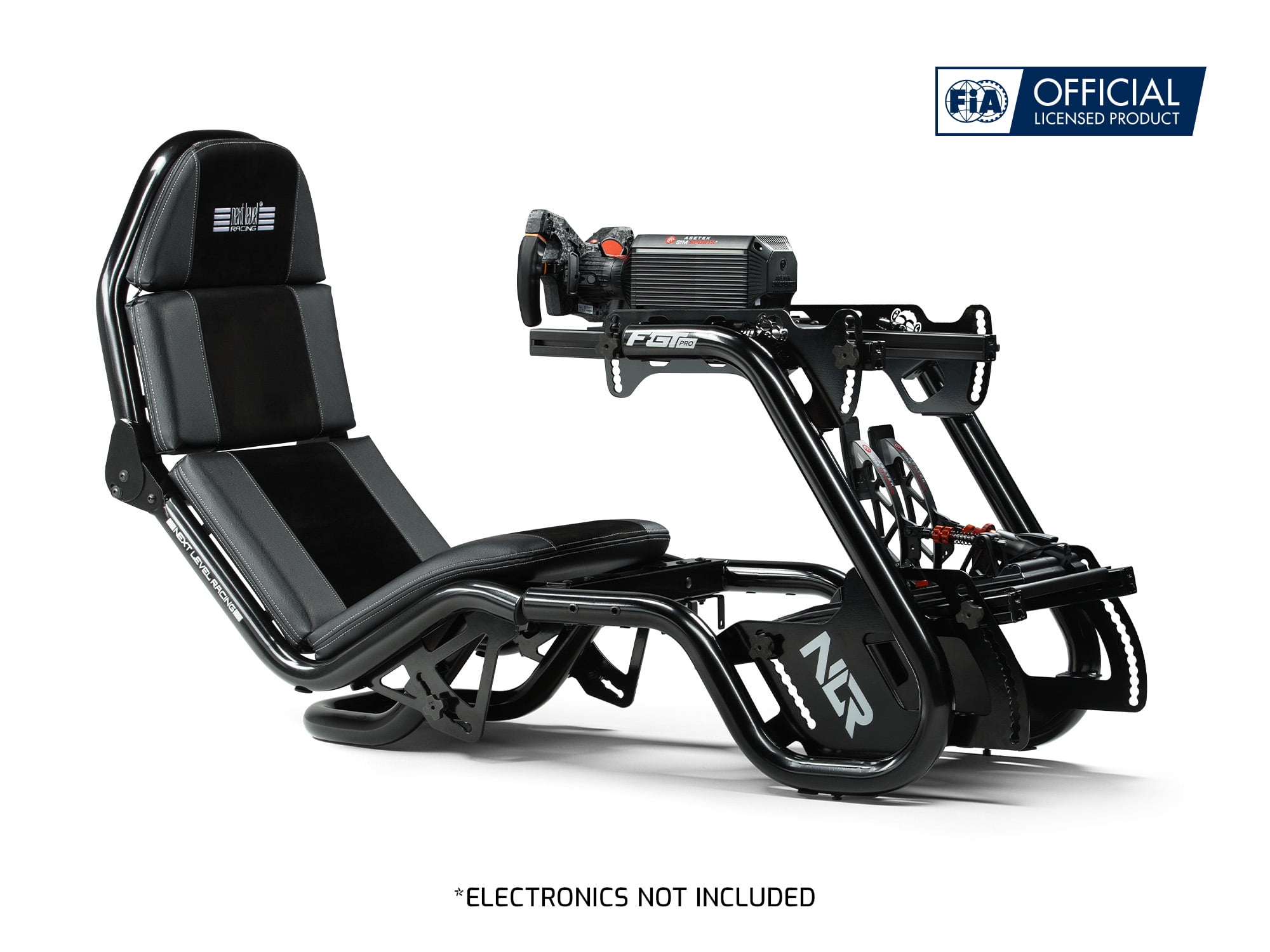 Next Level Racing® F-GT Pro Formula and GT Racing Simulator Cockpit- Black Edition [NLR-R003]