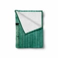 thumbnail image 2 of Teal Soft Flannel Fleece Throw Blanket, Monochrome Vintage Wooden Local Irish Pub Rustic Door with Warning Phrase Culture Photo, Cozy Plush for Indoor and Outdoor Use, 70" x 90", Teal, by Ambesonne, 2 of 6