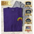 thumbnail image 2 of S4E Men's Rainbow Flag LGBTQ Gay Pride T-Shirt Small Purple, 2 of 4