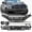 Type-D(Front+Rear Bumpers), variant on 4 IN 1 Front Bumper(Side Wings+Bull Bar+Skid Plates)&Rear Bumper w/LED Pod Lights+D-Rings For 2013-2018 Ram 1500 Pickup Truck Excluding Rebel and For 2019-2024 Dodge Ram 1500 Classic Exculding Warlock