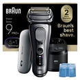 thumbnail image 1 of Braun Series 9 PRO+ Electric Razor for Men, Electric Foil Shaver, with Precision Trimmer, Pro SensoAdapt, 6in1 SmartCare Center, Travel PowerCase, 9677CC, Silver, 1 of 18