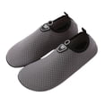 thumbnail image 2 of Domuza water shoes for women, Lightweight Breathable Slip-On Aqua Socks, Flexible Non Slip Water Skin Shoes for Beach Swim Pool Yoga Exercise Gray 6.5（EU-37）, 2 of 5