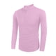 thumbnail image 2 of Sunloudy Hombres Primavera Otoño Camisa Casual Color Sólido Manga Larga Cuello Alto Botón Tops Sunloudy moda, 2 of 7