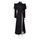 thumbnail image 5 of Disfraz de bruja malvada Elphaba para mujer, disfraz de fantasía, vestido negro, sombrero, juego de rol de bruja, traje de carnaval de Halloween, 5 of 5