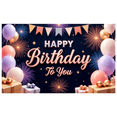thumbnail image 5 of Yatrandify Decorative Design Happy Birthday Banner Balloon Decoration Party Backdrop for Birthday Party Indoor Decoration Event Celebration, 5 of 7