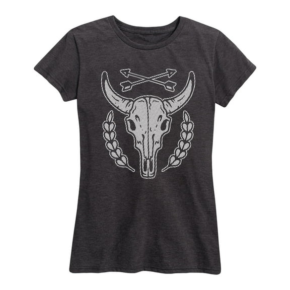 Country Casuals - ST-Shirtr Skull Crest - Women's Short Sleeve Graphic T-Shirt