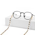 thumbnail image 1 of Cadenas para gafas de sol para mujer, elegante soporte para gafas, cadena, correa para gafas, cordón, cuentas negras, 27,5 pulgadas, 1 of 4