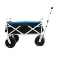 thumbnail image 2 of Folding Wagon Garden Shopping Beach Cart (white), 2 of 9