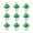 Green (50pcs), variant on 50-64pcs Plastic Mushroom Shape Charms 17.5x11.5mm for Key Chains Jewelry-Light Pink (50pcs)