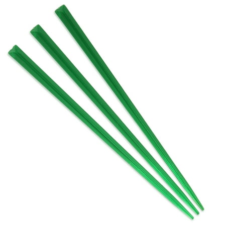

BambooMN Triangular Prism Plastic Pick 4.5 (11.4cm) - 300 Pieces - Dark Green
