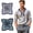 Blue, variant on Mens Silk Feel Scarf 2 Pack, 27 Inch Neckerchief Ascot, Novelty Head Bandana Wrap