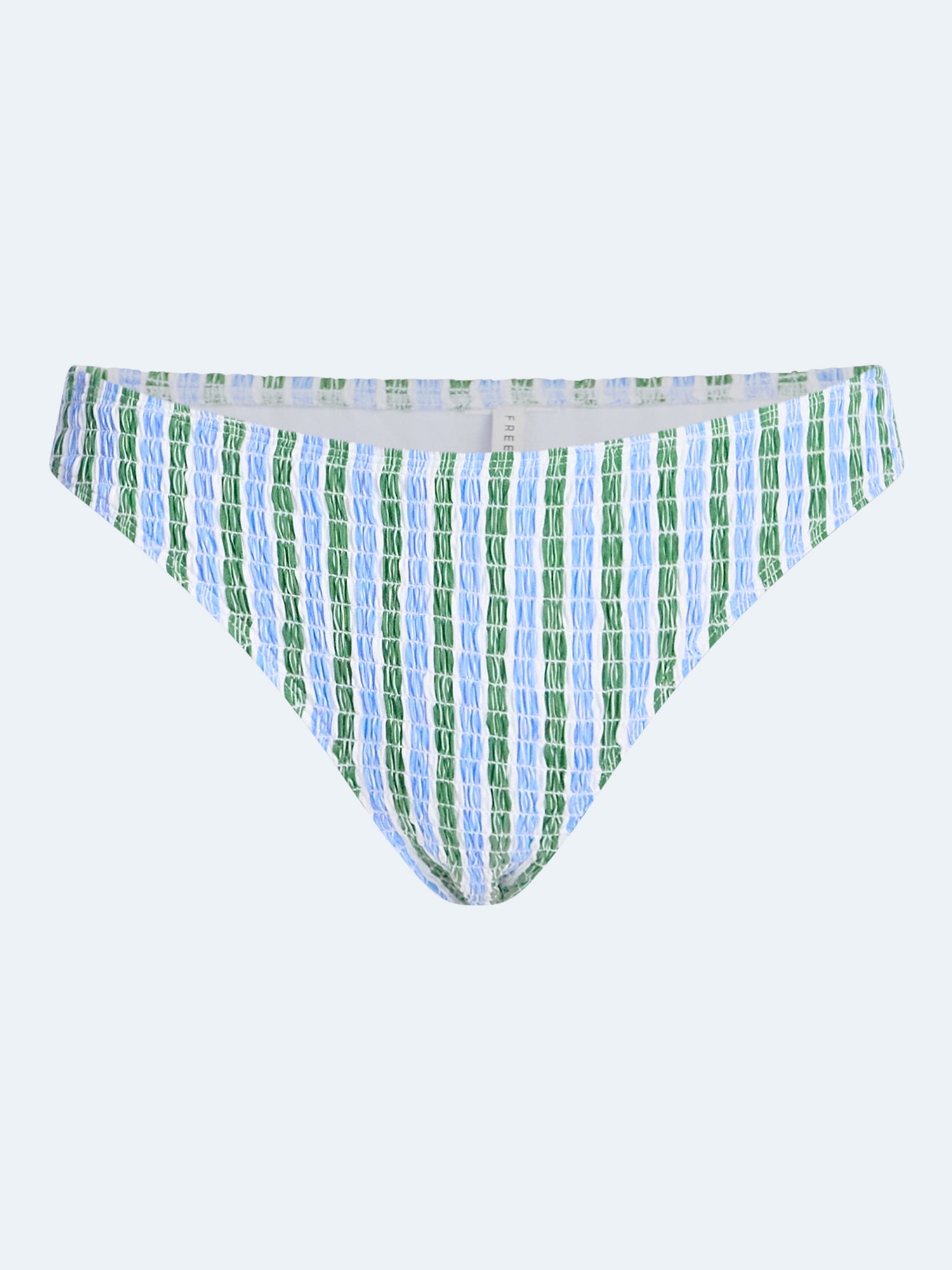 Free Assembly Women's Smocked Low Rise Bikini Bottoms, Sizes XS-XL
