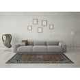 thumbnail image 3 of Ahgly Company Indoor Rectangle Persian Light Blue Traditional Area Rugs, 3' x 5', 3 of 4