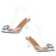 thumbnail image 4 of Zapatos de tacón alto para mujer, zapatos de tacón alto con punta puntiaguda para mujer, diseño aerodinámico, 4 of 9