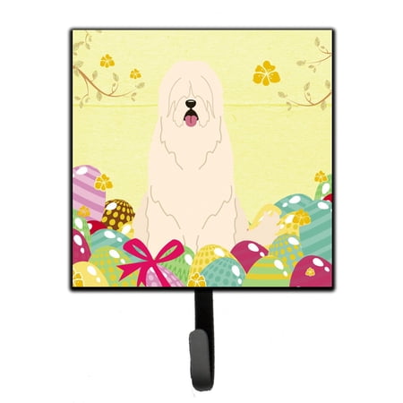 Carolines Treasures BB6024SH4 Easter Eggs South Russian Sheepdog Leash or Key Holder 7Hx4.25W multicolor