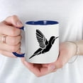 thumbnail image 3 of CafePress - Hummingbird Silhouette Mug - 11 oz Ceramic Mug - Novelty Coffee Tea Cup, 3 of 3