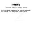 thumbnail image 2 of Transit Auto Front Bearing Lower Ball Joint Sway Bar Stabilizer Link Kit for Car 2007-2010 GMC Sierra 3500 HD Chevrolet Silverado with Dual Rear Wheels - Left Right Side (Driver Passenger) K77-102163, 2 of 11