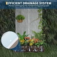 thumbnail image 6 of Raised Garden Bed with Trellis,Planter Box Outdoor Privacy Screen for Climbing Plant,Garden Planter with Drainage Holes,Privacy Planter Boxes for Planting Flower Patio Tomato Vegetable Herb, 6 of 7
