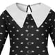 thumbnail image 2 of Miércoles Vestido Vestido negro La familia Addams Maxiskit negro con bolsa Disfraz de Halloween para niños, 2 of 6