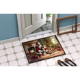 thumbnail image 4 of Norwegian Elkhound and Santa Claus Doormat 36 in x 24 in, 4 of 5