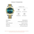 thumbnail image 2 of POEDAGAR Luxury Sport Wrist Luminous Date Quartz Watches Male with Gift Box, 2 of 5
