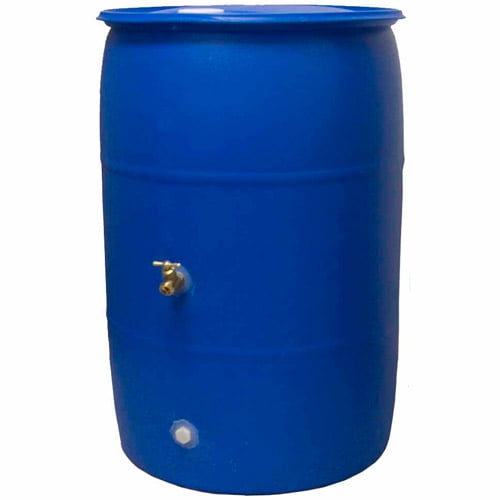 Big Blue 55 Gal. Emergency Rain Barrel