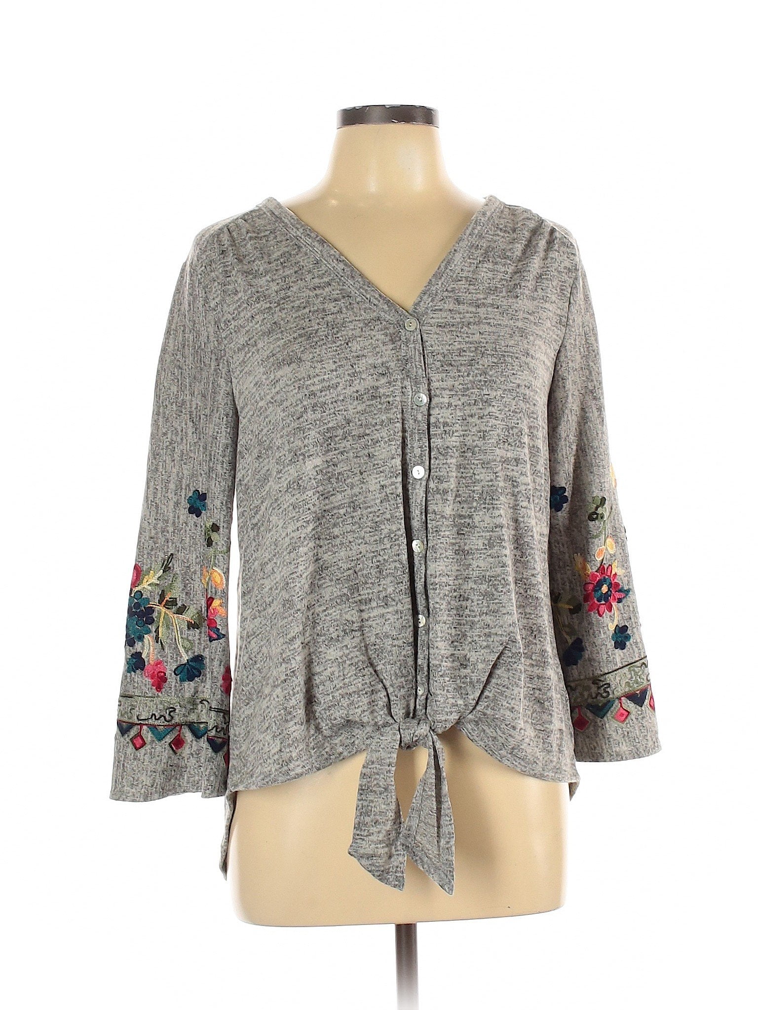 Fig & Flower PreOwned Fig & Flower Women's Size L Long Sleeve Top