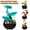 bluelotus, variant on HLONK Desktop Waterfall Fountain Indoor Water Fountain 3 Tier Lotus Leaf Tabletop Fountain with Natural River Rock LED Lights Indoor Zen Relaxation for Office Living Room or Bedroom Déco