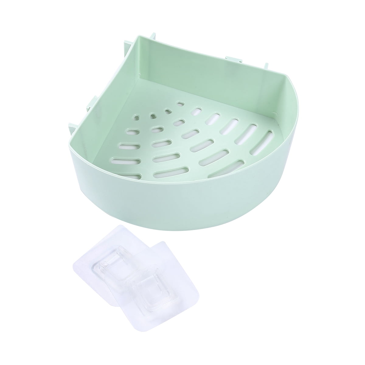 SUNSIOM Étagère de Rangement Triangulaire Couleur Unie Plastique Coin Creux